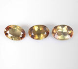 Набор из 3 андалузитов 2,15 карата 