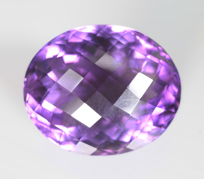 Чистейший крупный уругвайский аметист 24,39 карата