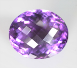 Чистейший крупный уругвайский аметист 24,39 карата 