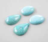 Набор из 4 кабошонов армянской бирюзы 12,72 карата 