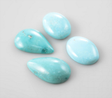 Набор из 4 кабошонов армянской бирюзы 12,72 карата 