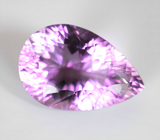 Чистейший крупный аметист лазерной огранки 23,57 карата 