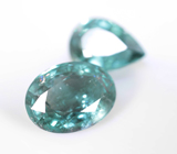 Редкий цвет! Пара голубовато-зеленых турмалинов 8,08 карата 