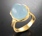 Серебряное кольцо с аквамарином Серебро 925