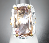 Серебряное кольцо с крупным аметрином Серебро 925