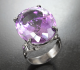 Серебряное кольцо с аметистами Серебро 925