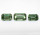 Набор из 3 «неоновых» апатитов 9,39 карата 