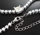 Серебряный браслет с бесцветным муассанитом 1,02 карата Серебро 925