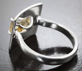 Кольцо с желтым цирконом 2,9 карата