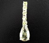 Кулон с диаспором 2,4 карата и перидотами