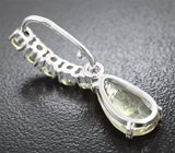 Кулон с диаспором 2,4 карата и перидотами