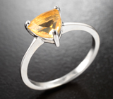 Чудесный серебряный комплект с цитринами