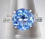 Комплект с флюоритами со сменой цвета 13,24 карата и голубыми сапфирами