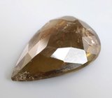 Крупный зеленовато-желтый турмалин 9,51 карата