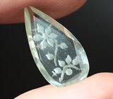 Резной зеленый аметист 5,38 карата