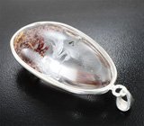 Кулон с художественной миниатюрой на кварце 95,89 карата