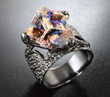 Серебряное кольцо с кристаллами висмута Серебро 925