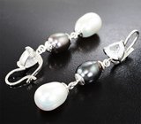 Серьги с фенакитами 3,84 карата и жемчугом барокко 40,89 карата