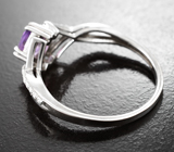 Прелестный серебряный комплект с аметистами