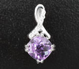 Прелестный серебряный комплект с аметистами