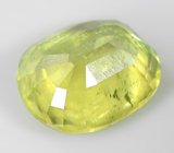 Желтовато-зеленый сфен 2,98 ккарата