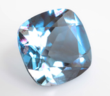 Синий London топаз с интересной фиолетовой зональностью 3,59 карата 