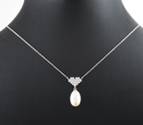 Серебряный комплект с жемчугом Серебро 925