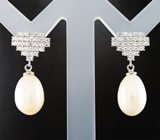 Серебряный комплект с жемчугом Серебро 925