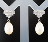 Серебряный комплект с жемчугом Серебро 925