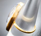 Кольцо с дендритическим агатом 18,39 карата Золото