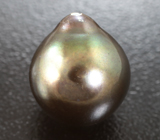 Крупная цветная морская жемчужина барокко 10,74 карата! Натуральный цвет 