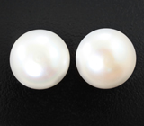 Крупная пара морских жемчужин 25,55 карата! Исключительный люстр 