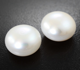 Крупная пара морских жемчужин 25,55 карата! Исключительный люстр 