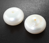 Крупная пара морских жемчужин 25,55 карата! Исключительный люстр 