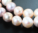 Набор из 38 разноцветных морских жемчужин на нити 