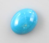 Кулон с кабошоном армянской бирюзы 2,45 карата и рубинами 1,57 карата