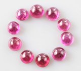 Кулон с кабошоном армянской бирюзы 2,45 карата и рубинами 1,57 карата