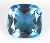 Чистейший синий London топаз 3,39 карата 