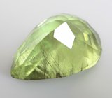 Перидот с рутилом 7,92 карата