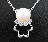 Серебряное колье с жемчугом