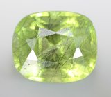 Перидот с рутилом 4,59 карата 