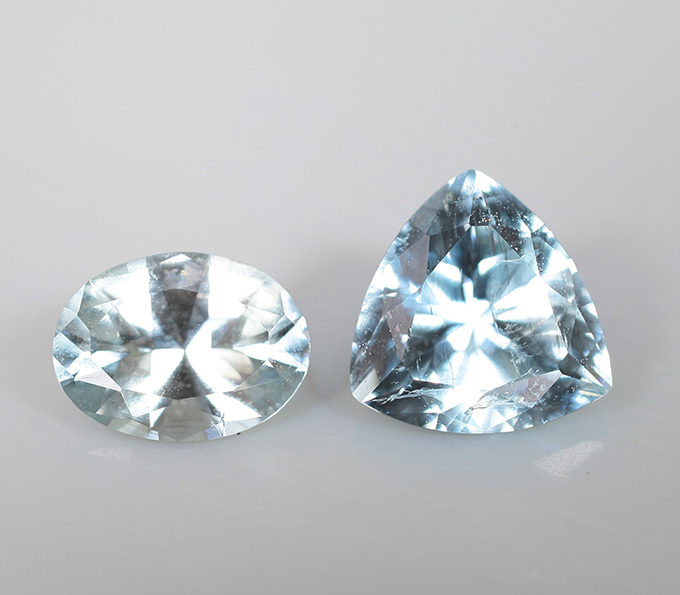 Два забайкальских аквамарина 1,02 карата