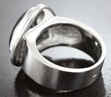 Кольцо cо звездчатым сапфиром 7,91 карата Серебро 925