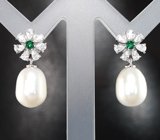 Серебряный комплект с жемчугом Серебро 925