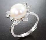 Серебряный комплект с жемчугом