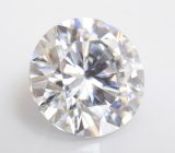 Бесцветный муассанит топовой огранки 1,9 карата