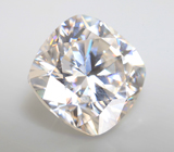 Бесцветный муассанит топовой огранки 5,11 карата 