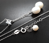 Серебряное колье с жемчугом