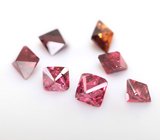 Набор из 7 кристаллов рубиновой, красной и оранжевой шпинели 3,08 карата