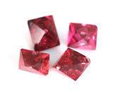 Набор из 4 кристаллов рубиновой шпинели 3,41 карата 